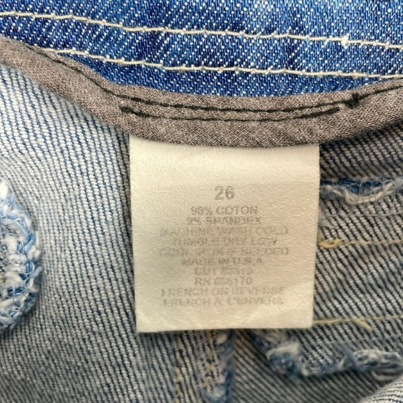 BDG Vintage Flare Bootcut High Rise Womens 26 Denim Button Side Closure Pants - Picture 8 of 9